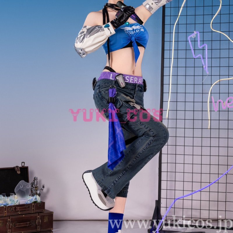 画像5: オーバーウォッチ 2 x LE SSERAFIM　D.Va　コスプレ衣装　送料無料 (5)