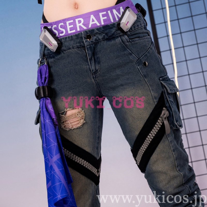 画像8: オーバーウォッチ 2 x LE SSERAFIM　D.Va　コスプレ衣装　送料無料 (8)