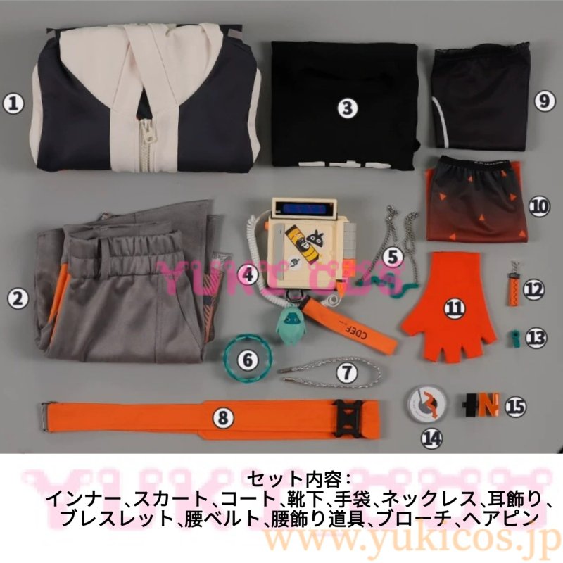 画像2: ゼンレスゾーンゼロ ゼンゼロ リン Belle コスプレ衣装 送料無料 (2)