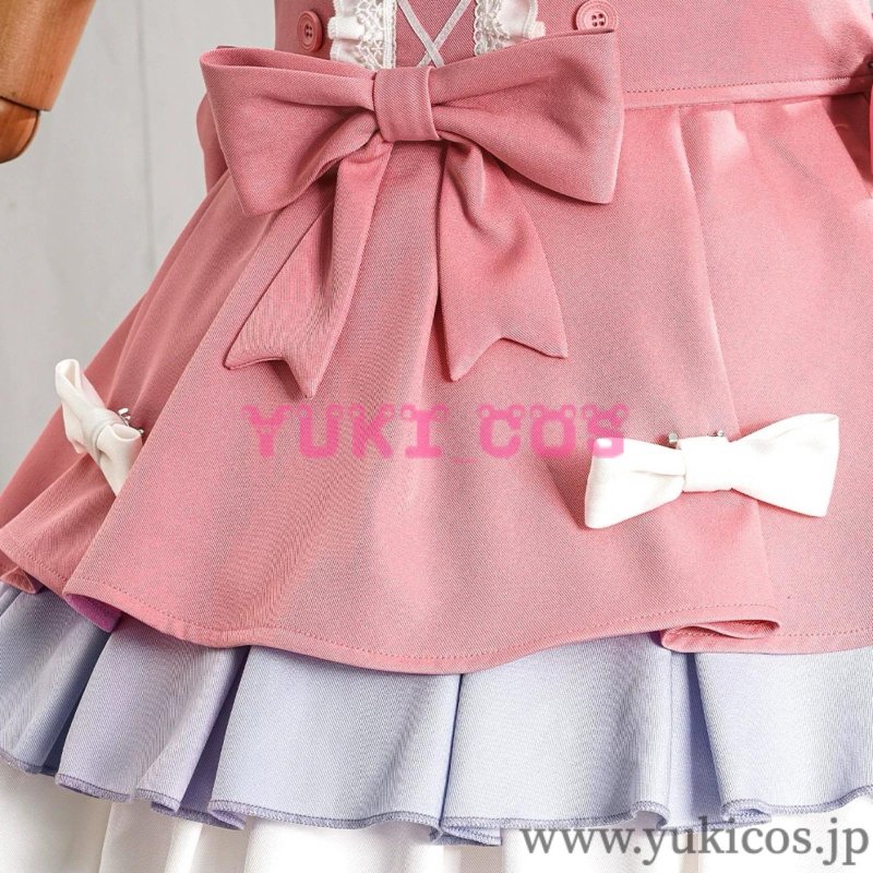 画像8: IdentityV×サンリオキャラクターズ コラボ衣装 応援団 Stunning My Melody チアフルマイメロディ コスプレ衣装 送料無料 (8)