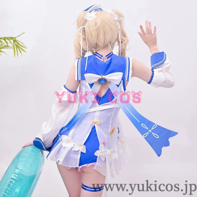 画像4: 原神 バーバラ 水着 コスプレ衣装 送料無料  (4)