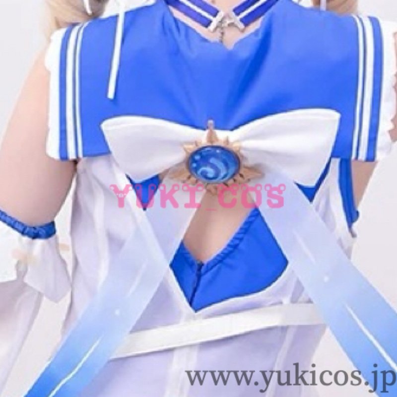 画像6: 原神 バーバラ 水着 コスプレ衣装 送料無料  (6)