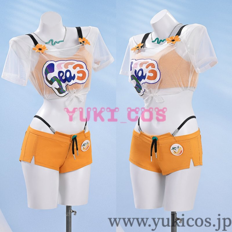 画像3: ゼンレスゾーンゼロ　ゼンゼロ　リン　Belle　summer skin　コスプレ衣装　送料無料 (3)