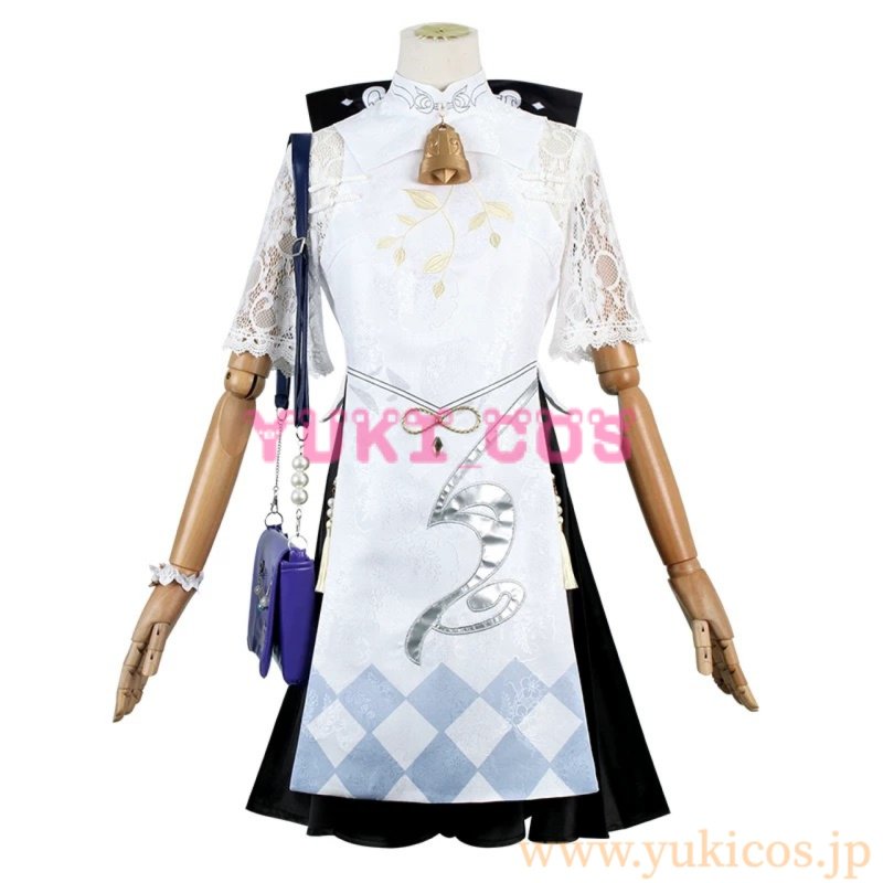 画像4: 原神 げんしん 中国カフェコラボ 甘雨 申鶴 コスプレ衣装 送料無料 (4)