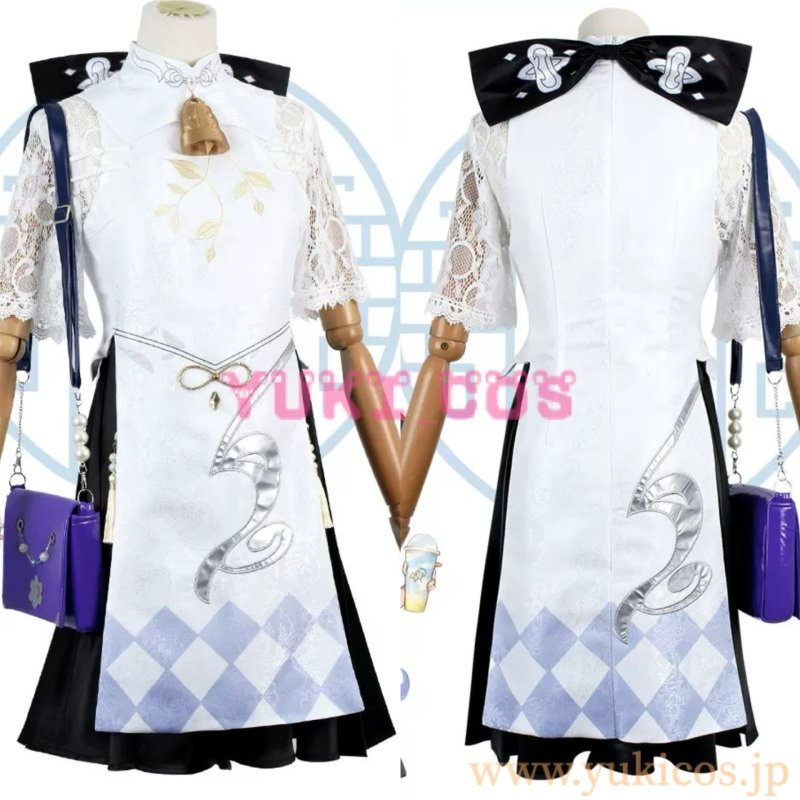 画像5: 原神 げんしん 中国カフェコラボ 甘雨 申鶴 コスプレ衣装 送料無料 (5)