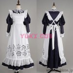 画像1: Vtuber　ホロライブEN　Ouro Kronii　オーロ‧クロニー　メイド服　コスプレ衣装　送料無料 (1)