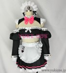 画像1: ブルーアーカイブ　ブルアカ　黒舘ハルナ　くろだてはるな　メイド服　コスプレ衣装　送料無料 (1)