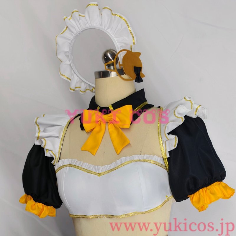 画像5: 勝利の女神：NIKKE　ニケ　スイートメイドコラボカフェ　アニス　メイド服　コスプレ衣装　送料無料 (5)