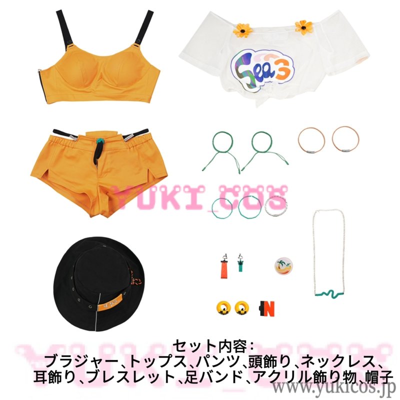 画像2: ゼンレスゾーンゼロ　ゼンゼロ　リン　Belle　summer skin　コスプレ衣装　送料無料 (2)
