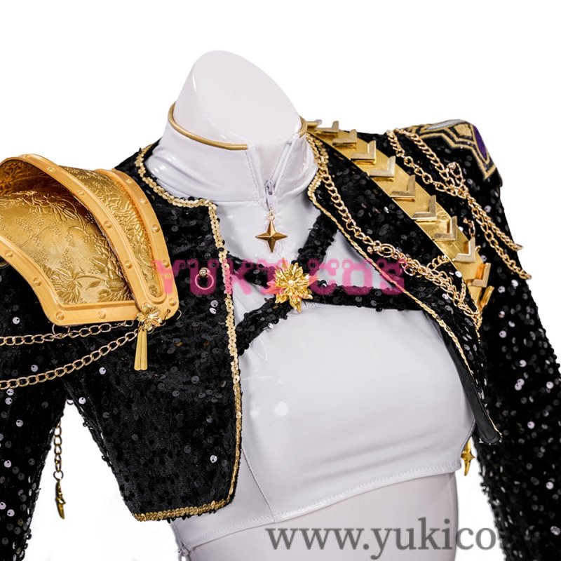 画像6: KPOPガールズ! デーモン・ハンターズ Kpop Demon Hunters Rumi ルミ Golden  コスプレ衣装 送料無料 (6)