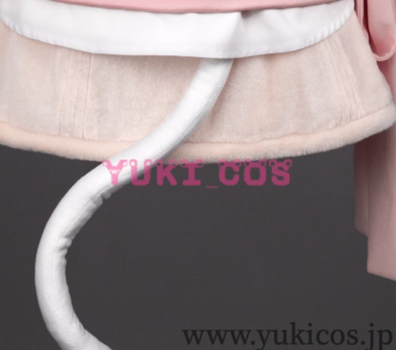 画像9: プロジェクトセカイ プロセカ Let's play with catsガチャ ドーナツとピース! 暁山瑞希 cute white kitty コスプレ衣装 送料無料 (9)