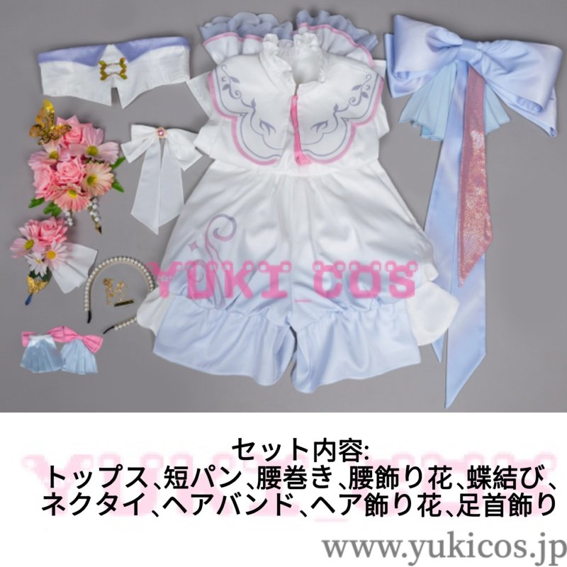 画像2: プロジェクトセカイ プロセカ Dream a Wonder Dreamガチャ にこにこ笑顔のステージで 鳳えむ レーヴ・デ・スリアン コスプレ衣装 送料無料 (2)