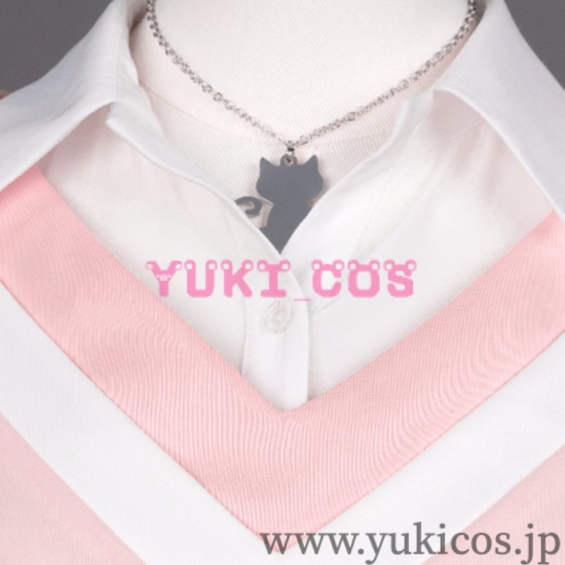 画像5: プロジェクトセカイ プロセカ Let's play with catsガチャ ドーナツとピース! 暁山瑞希 cute white kitty コスプレ衣装 送料無料 (5)