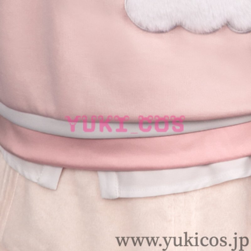 画像7: プロジェクトセカイ プロセカ Let's play with catsガチャ ドーナツとピース! 暁山瑞希 cute white kitty コスプレ衣装 送料無料 (7)