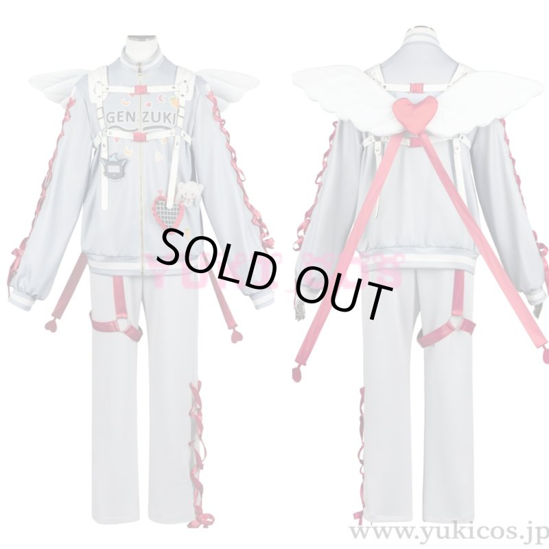 画像1: Vtuber　にじさんじ　Angelic Dream　弦月藤士郎　コスプレ衣装　送料無料 (1)