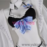 画像8: Vtuber　ホロライブ　ホロナツパラダイス　海の家の可愛いウェイトレスさん！　兎田ぺこら　コスプレ衣装　送料無料 (8)