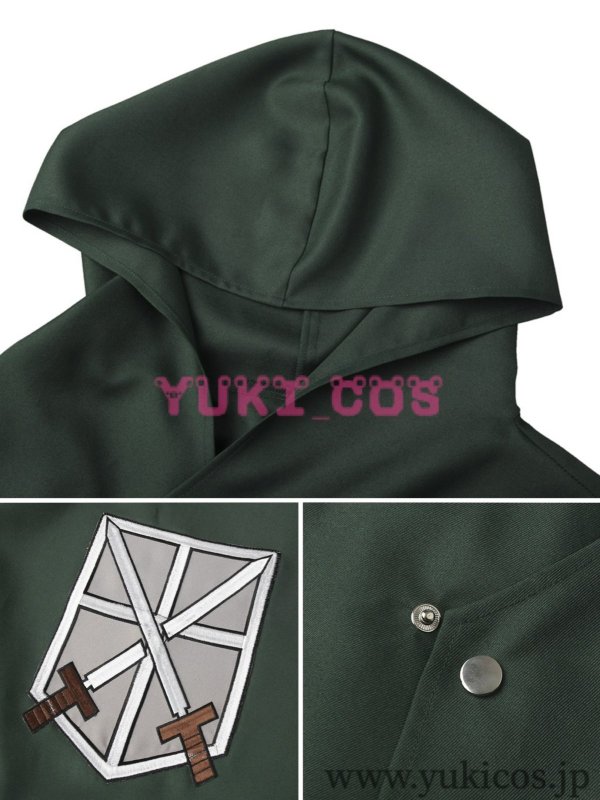 画像4: 進撃の巨人　訓練兵団　コスプレ衣装　送料無料 (4)