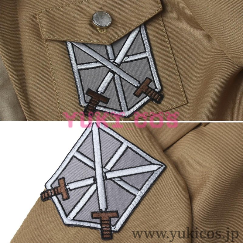 画像9: 進撃の巨人　訓練兵団　コスプレ衣装　送料無料 (9)