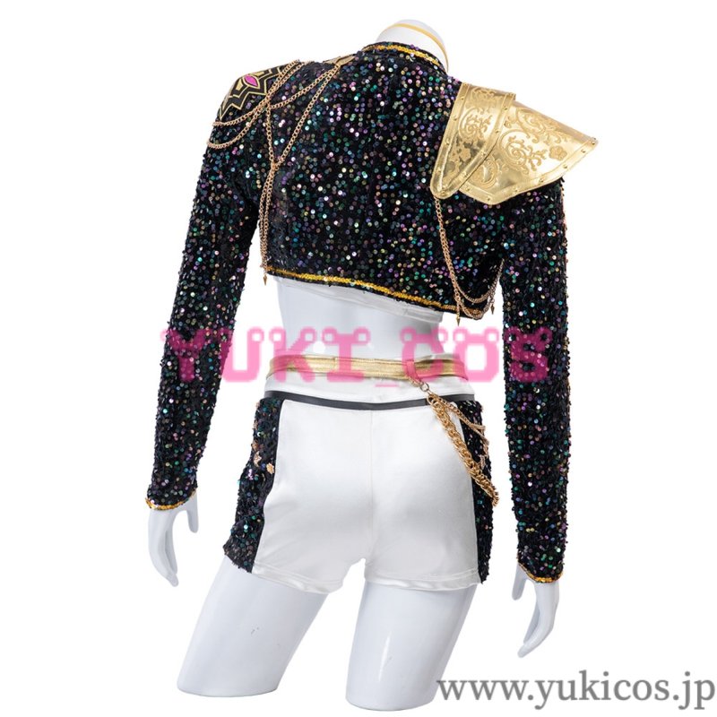 画像3: KPOPガールズ! デーモン・ハンターズ　Kpop Demon Hunters　Rumi　ルミ　Golden コスプレ衣装　送料無料　新バージョン (3)