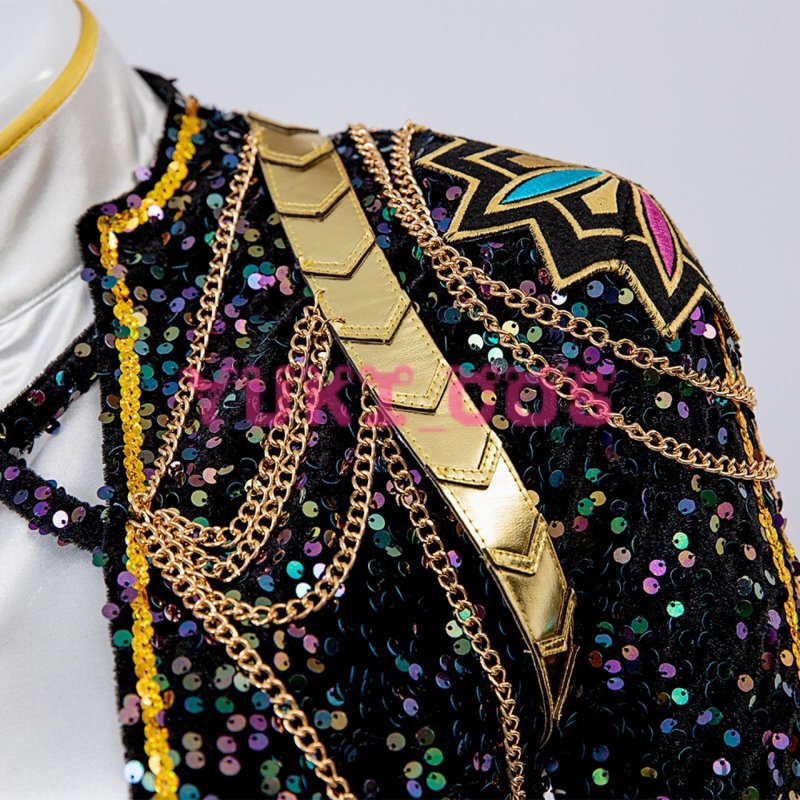 画像6: KPOPガールズ! デーモン・ハンターズ　Kpop Demon Hunters　Rumi　ルミ　Golden コスプレ衣装　送料無料　新バージョン (6)