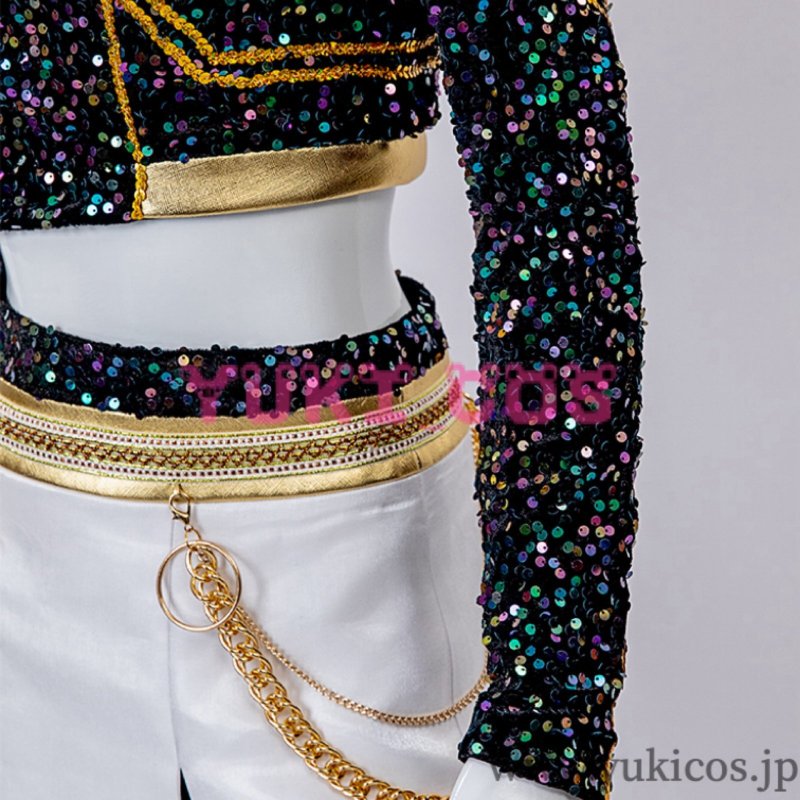 画像9: KPOPガールズ! デーモン・ハンターズ　KPop Demon Hunters　ゾーイ　Golden　コスプレ衣装　送料無料　新バージョン (9)