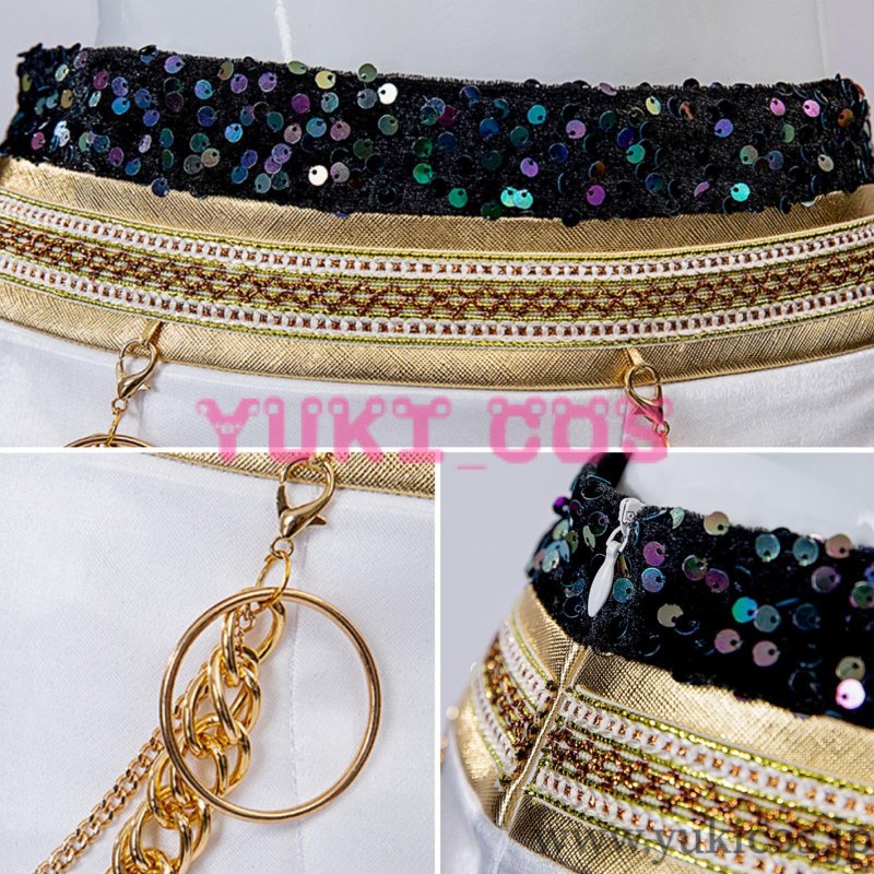 画像10: KPOPガールズ! デーモン・ハンターズ　KPop Demon Hunters　ゾーイ　Golden　コスプレ衣装　送料無料　新バージョン (10)