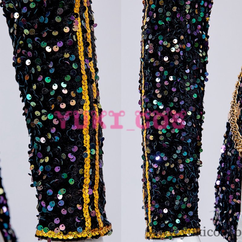 画像9: KPOPガールズ! デーモン・ハンターズ　Kpop Demon Hunters　Rumi　ルミ　Golden コスプレ衣装　送料無料　新バージョン (9)