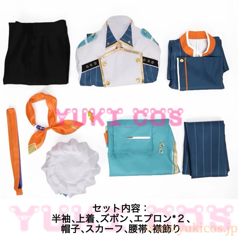 画像2: Vtuber　にじさんじ　渚トラウト　Nagisa Trout　コスプレ衣装　送料無料 (2)