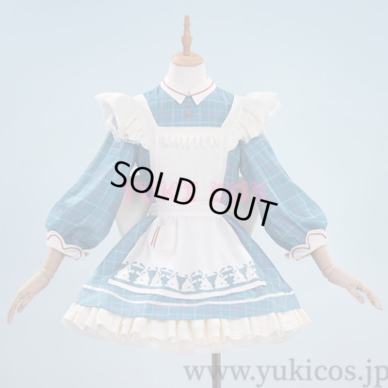 画像1: 明日方舟　Arknights　アークナイツ×大白兔奶糖　甜憶回響　Amiya　アーミヤ　コスプレ衣装　送料無料 (1)