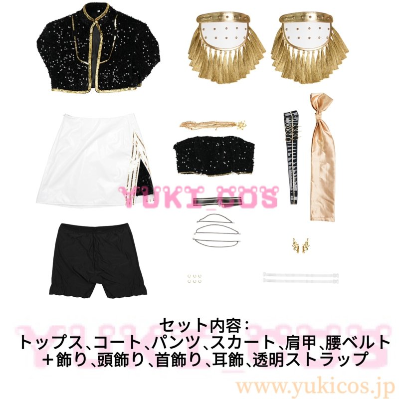 画像2: KPOPガールズ! デーモン・ハンターズ　KPop Demon Hunters　ミラ　Golden　コスプレ衣装　送料無料 (2)