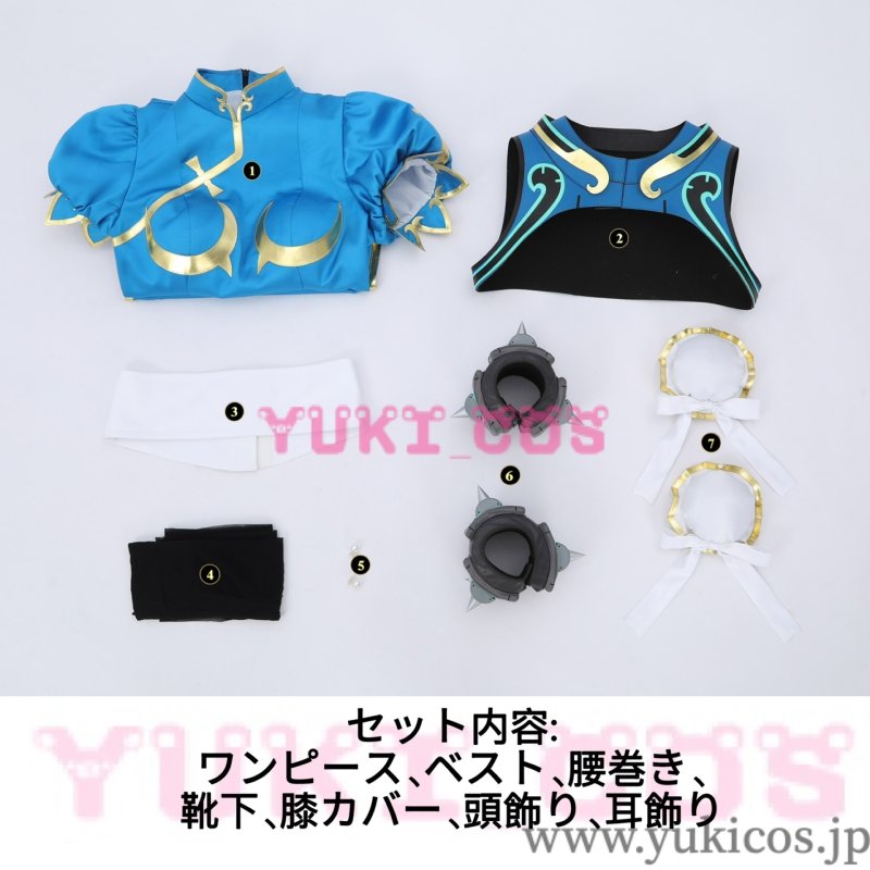 画像2: オーバーウォッチ 2xストリートファイター6　OVERWATCH 2 X STREET FIGHTER 6　Juno Skin Chun-Li　ジュノ　春麗　コスプレ衣装　送料無料 (2)