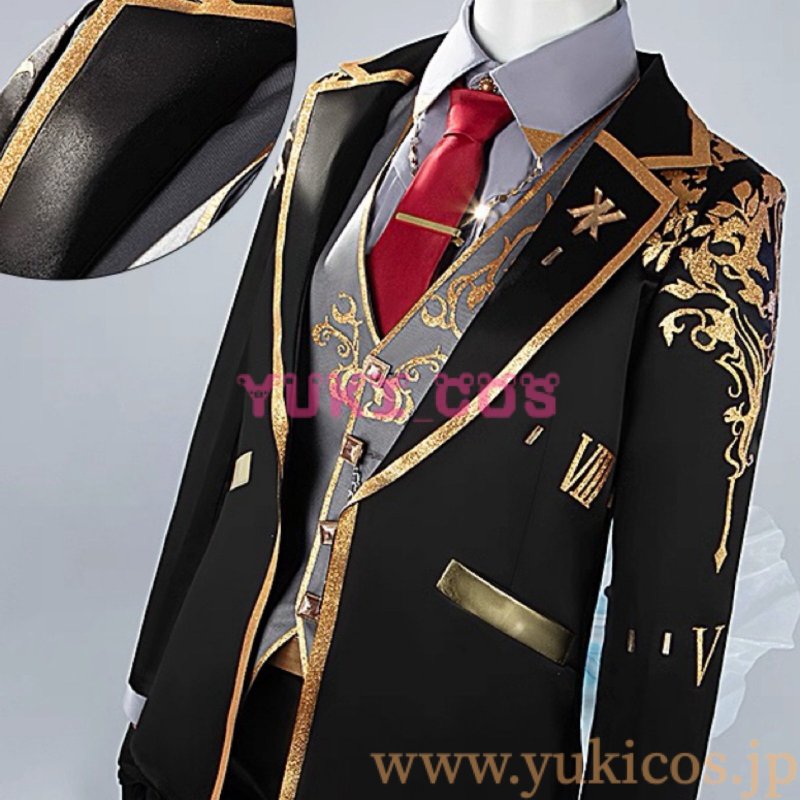 画像4: Vtuber　にじさんじ　ChroNoiR　クロノワ　5周年　葛葉　コスプレ衣装　送料無料 (4)