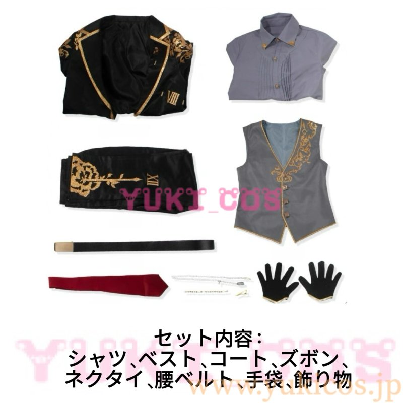 画像2: Vtuber　にじさんじ　ChroNoiR　クロノワ　5周年　葛葉　コスプレ衣装　送料無料 (2)