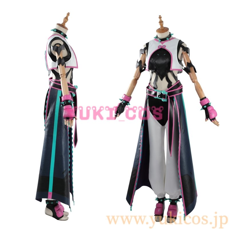 画像3: オーバーウォッチ 2xストリートファイター6　OVERWATCH 2 X STREET FIGHTER 6　Kiriko Skin Juri　　キリコ　ジュリ　コスプレ衣装　送料無料 (3)