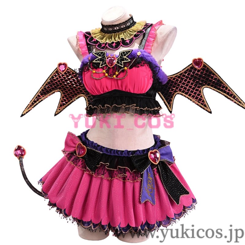 画像4: ラブライブ!　スクールアイドルフェスティバル　Aqours　小悪魔　国木田花丸　コスプレ衣装　送料無料 (4)