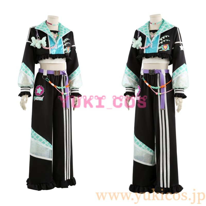 画像3: あんさんぶるスターズ！！Music　あんスタMusic　フィーチャースカウト ライカ編　ポッピン・メイリリー　ライカ　宝丈萊香　才能開花後　コスプレ衣装　送料無料 (3)