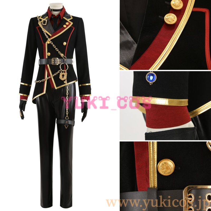 画像9: あんさんぶるスターズ　あんスタ　Graceful Punishment　伏見弓弦　乱凪砂　影片みか　朔間零　瀬名泉　コスプレ衣装　送料無料　新バージョン (9)