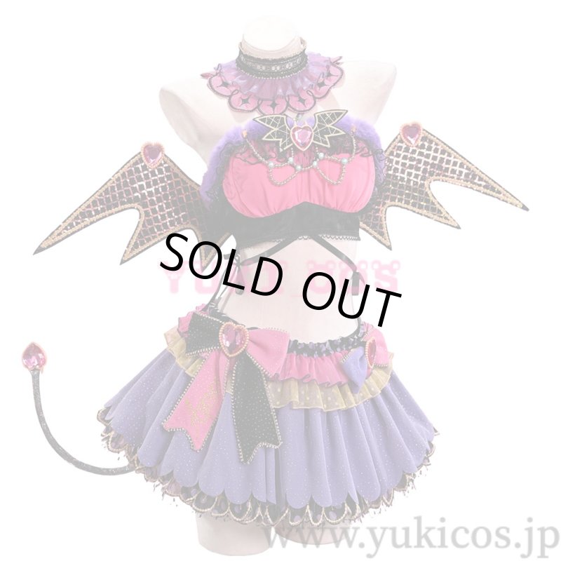 画像1: ラブライブ!　スクールアイドルフェスティバル　Aqours　小悪魔　黒澤ルビィ　コスプレ衣装　送料無料 (1)