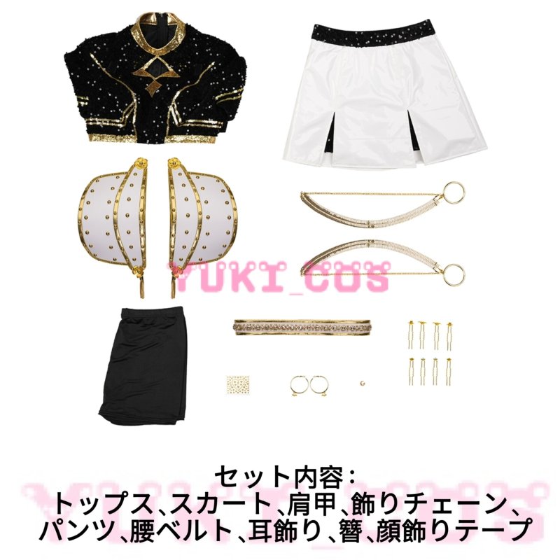 画像2: KPOPガールズ! デーモン・ハンターズ　KPop Demon Hunters　ゾーイ　Golden 　コスプレ衣装　送料無料 (2)