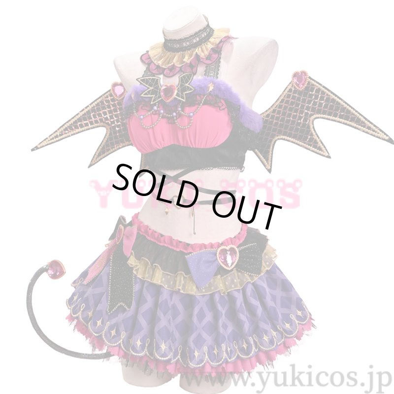 画像4: ラブライブ!　スクールアイドルフェスティバル　Aqours　小悪魔　小原鞠莉 　コスプレ衣装　送料無料 (4)
