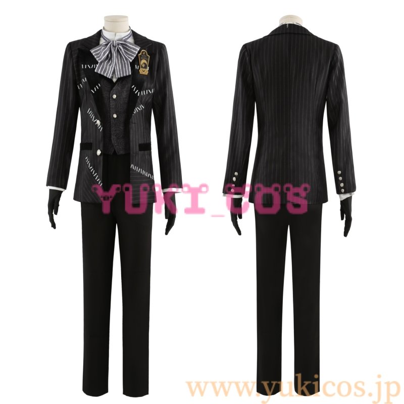 画像1: ツイステッドワンダーランド　ツイステ　Lost in the Book with Tim Burton's The Nightmare Before Christmas　始まりのハロウィン　ナイトメアハロウィン2024　Trey Clover　トレイ・クローバー　トレイ　コスプレ衣装　送料無料 (1)