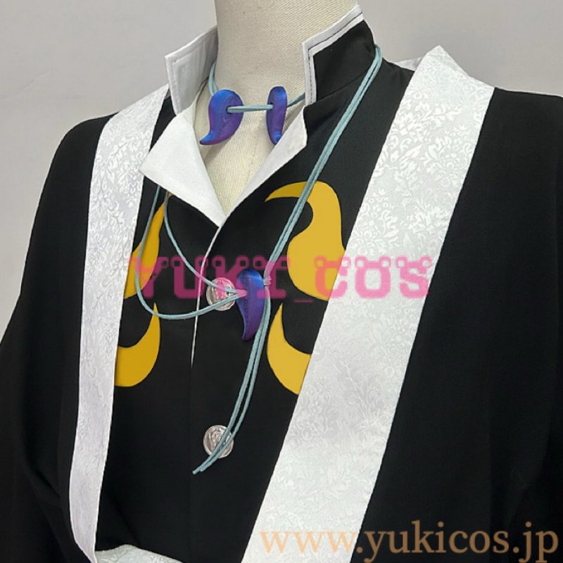 画像4: 鬼滅の刃　上弦の陸　獪岳　かいがく　コスプレ衣装　送料無料　新バージョン (4)