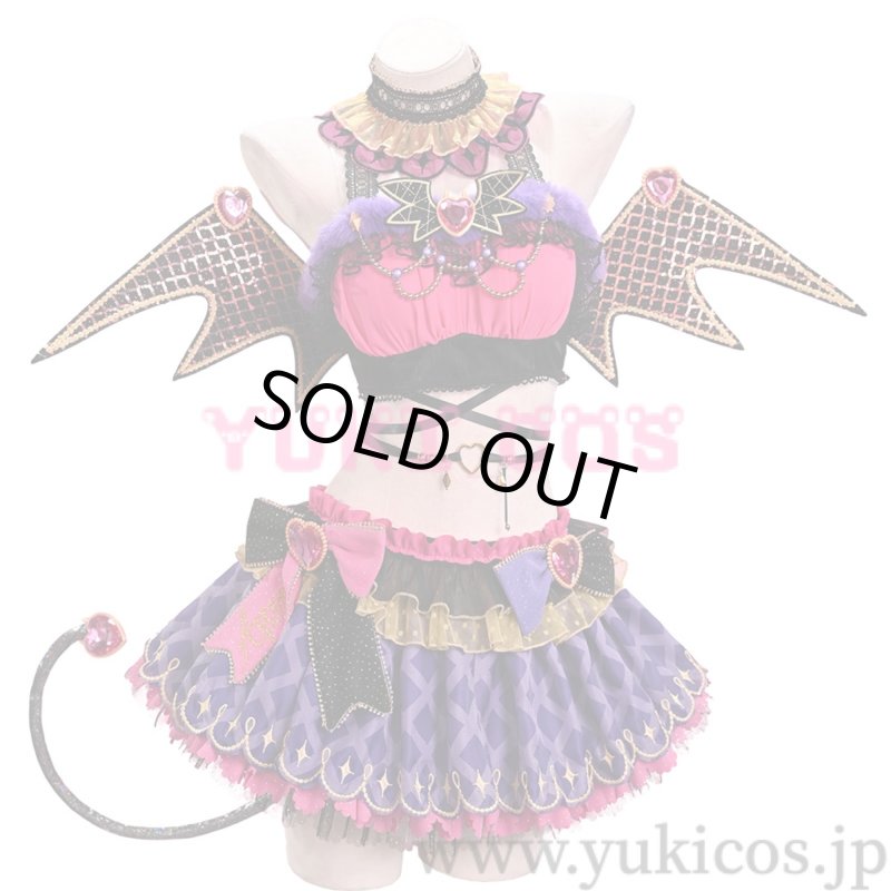 画像1: ラブライブ!　スクールアイドルフェスティバル　Aqours　小悪魔　小原鞠莉 　コスプレ衣装　送料無料 (1)