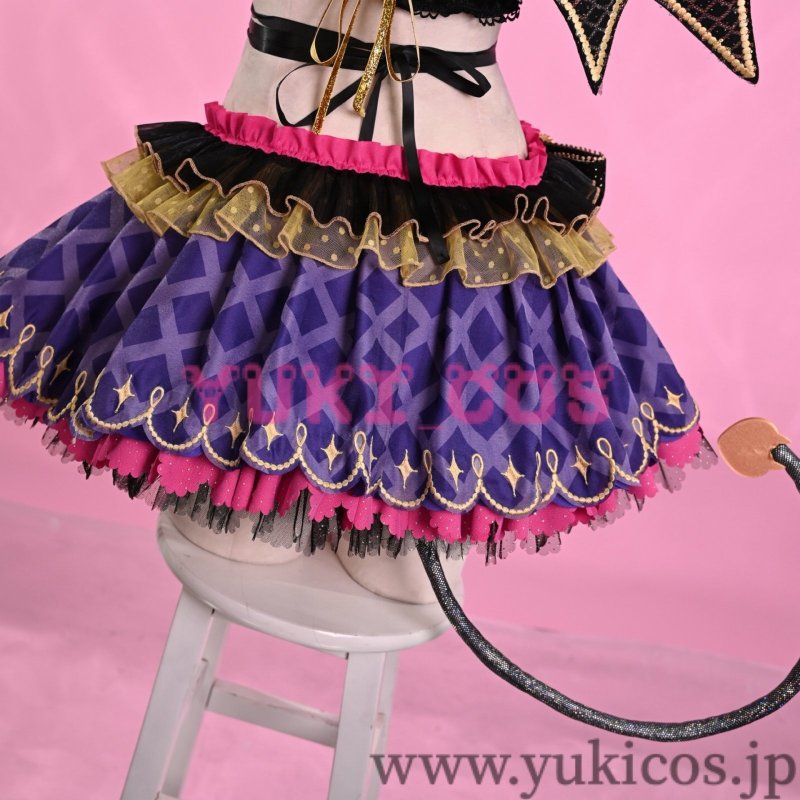 画像10: ラブライブ!　スクールアイドルフェスティバル　Aqours　小悪魔　小原鞠莉 　コスプレ衣装　送料無料 (10)