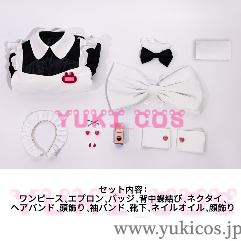 画像2: プロジェクトセカイ　プロセカ　ラビットホール　初音ミク　メイド服　コスプレ衣装　送料無料 (2)