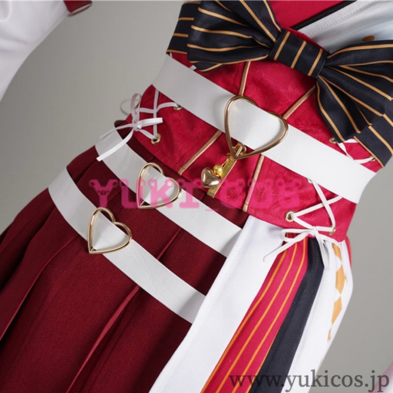 画像9: Vtuber　ホロライブ　宝鐘マリン　生誕3D LIVE 　和装　コスプレ衣装　送料無料 (9)