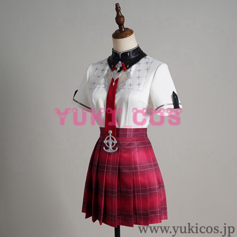 画像3: Vtuber　ホロライブ　宝鐘マリン　生誕3D LIVE 　制服　コスプレ衣装　送料無料 (3)