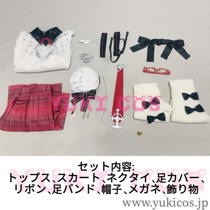 画像2: Vtuber　ホロライブ　宝鐘マリン　生誕3D LIVE 　制服　コスプレ衣装　送料無料 (2)