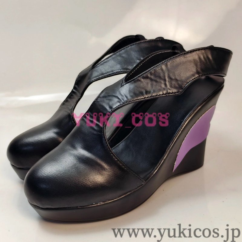 画像3: プロジェクトセカイ　プロセカ　Reknit Relationガチャ　あたたかい手　朝比奈まふゆ　ライブ衣装　turning purple　コスプレ靴　送料無料 (3)