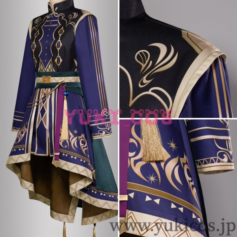 画像3: プロジェクトセカイ　プロセカ　光芒差す黎明ガチャ　美味しい文化交流　青柳冬弥　風統べる蒼炎　コスプレ衣装　送料無料 　 (3)